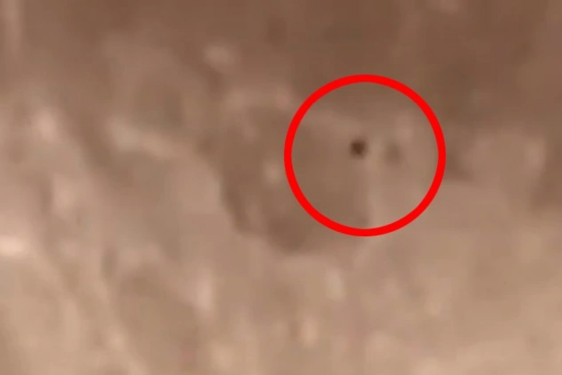 'Death Star' UFO Skims Across the Moon's Surface in Stunning Video
