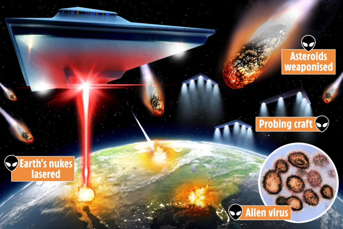 Alien invaders could turn asteroids into city-destroying bombs 