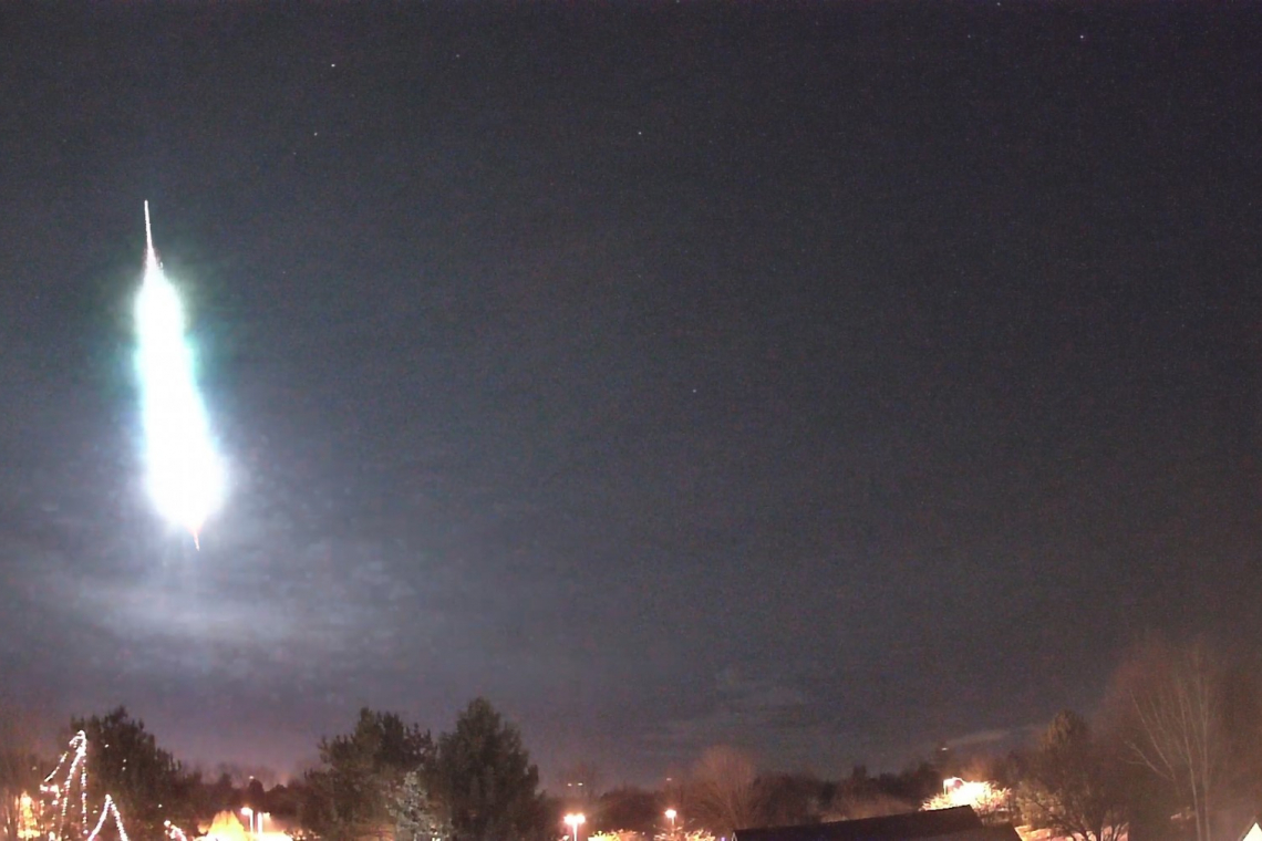 Huge Meteor-Fireball Over Montana and Idaho