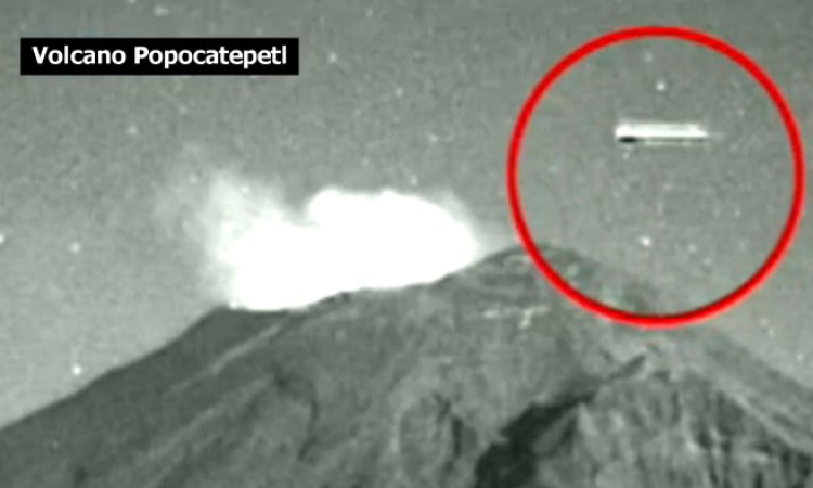 Footage shows UFOs 'enter Earth via multi-dimensional portal' inside volcano